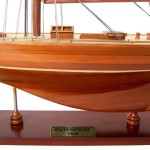 Y025F Enterprise Medium L60 (Fully Assembled) Y025 Enterprises Sm Sailboat Model America Cup L01.jpg